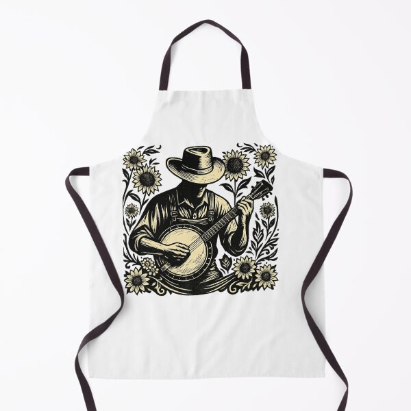 Item preview, Banjo Spirit – Vintage Country Folk Music Art designed and sold by JenniferCreaArte .