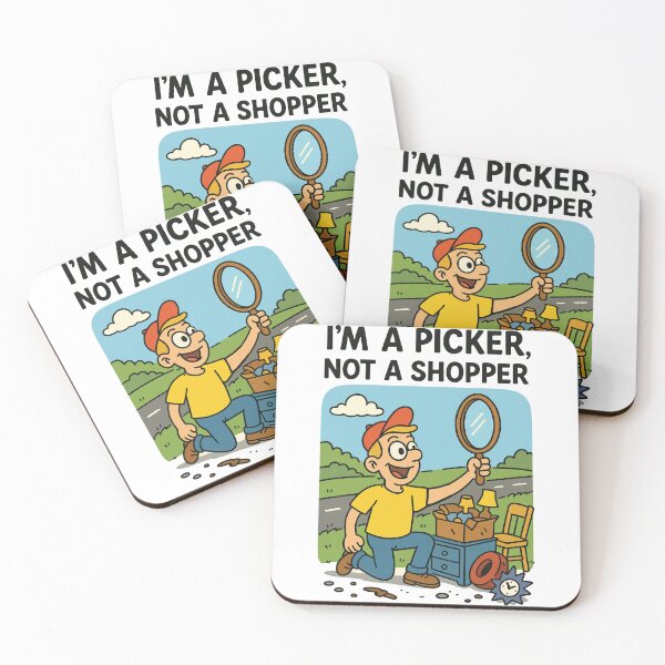 Item preview, I'm A Picker Not A Shopper Vintage Retro designed and sold by LuminOrb.