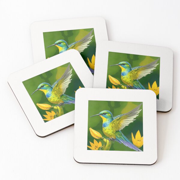 Item preview, Hummingbird Sylph-de-cauda-violeta (Aglaiocercus coelestis)#1 designed and sold by Helios Be. Lavsh.