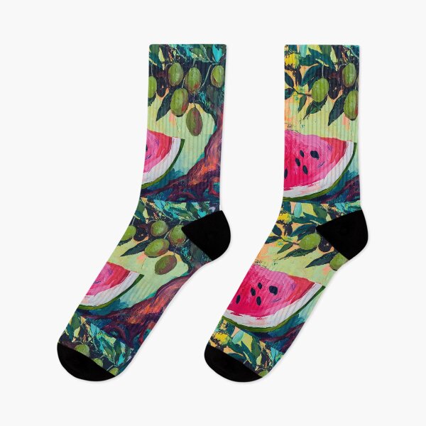 Item preview, Rooted in Resistance – Olive Tree & Watermelon: The Heart of Palestine- فلسطين وشجرة الزيتون designed and sold by FUNqoosh.