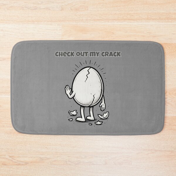 Item preview, Check Out My Crack: Funny Cracked Egg Design designed and sold by Qwibbo.