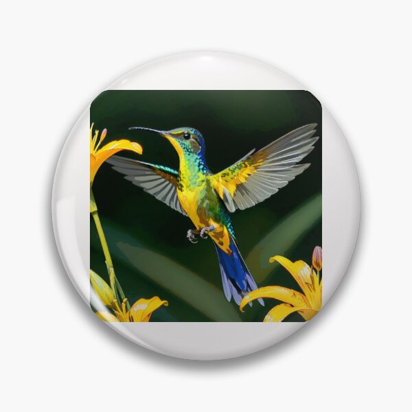 Item preview, Hummingbird Sylph-de-cauda-violeta (Aglaiocercus coelestis)#4 designed and sold by Helios Be. Lavsh.