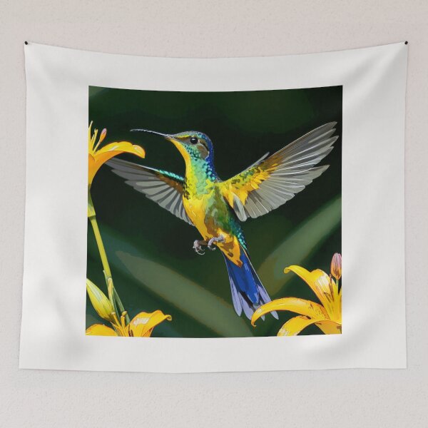 Item preview, Hummingbird Sylph-de-cauda-violeta (Aglaiocercus coelestis)#4 designed and sold by Helios Be. Lavsh.