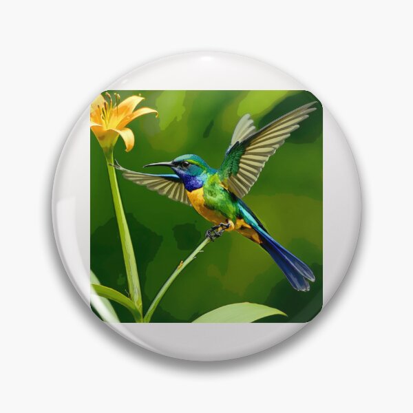 Item preview, Hummingbird Sylph-de-cauda-violeta (Aglaiocercus coelestis)#5 designed and sold by Helios Be. Lavsh.