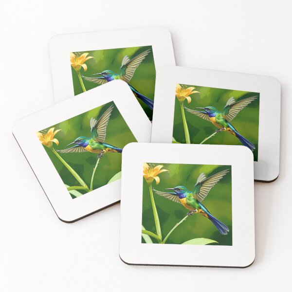 Item preview, Hummingbird Sylph-de-cauda-violeta (Aglaiocercus coelestis)#5 designed and sold by Helios Be. Lavsh.