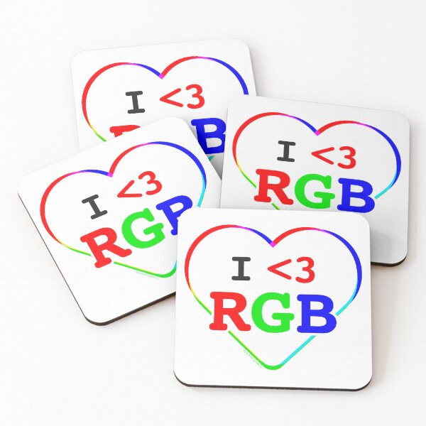 Item preview, I love RGB designed and sold by Probably-Emery.