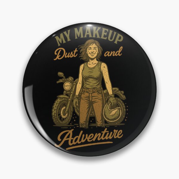 Item preview, My Makeup Dust And Adventure Motorrad Biker designed and sold by LuminOrb.