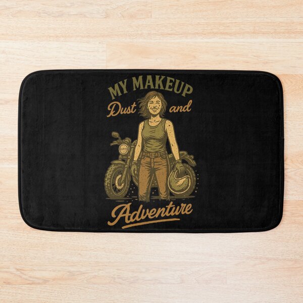 Item preview, My Makeup Dust And Adventure Motorrad Biker designed and sold by LuminOrb.