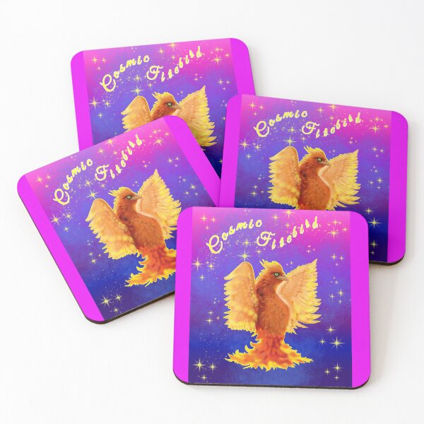 Item preview, Simurgh- Cosmic Firebird:Fantastic cyber bird shining with lemon light designed and sold by Felia001.