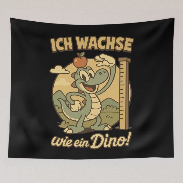 Item preview, I Grow Like A Dino Kids Cartoon Design designed and sold by LuminOrb.