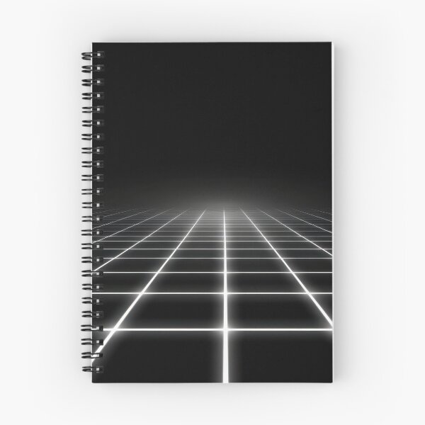 Item preview, Black background grid pattern designed and sold by anytka.