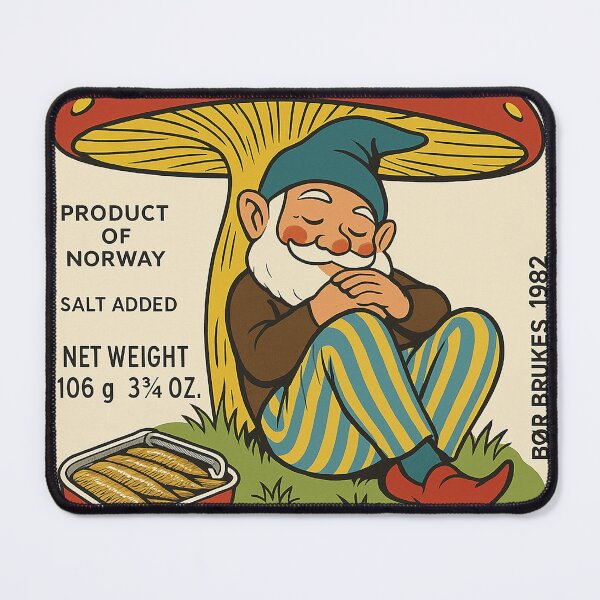 Item preview, Pixie Brand Norwegian Sardines Vintage Label Art designed and sold by weirdfishes123.