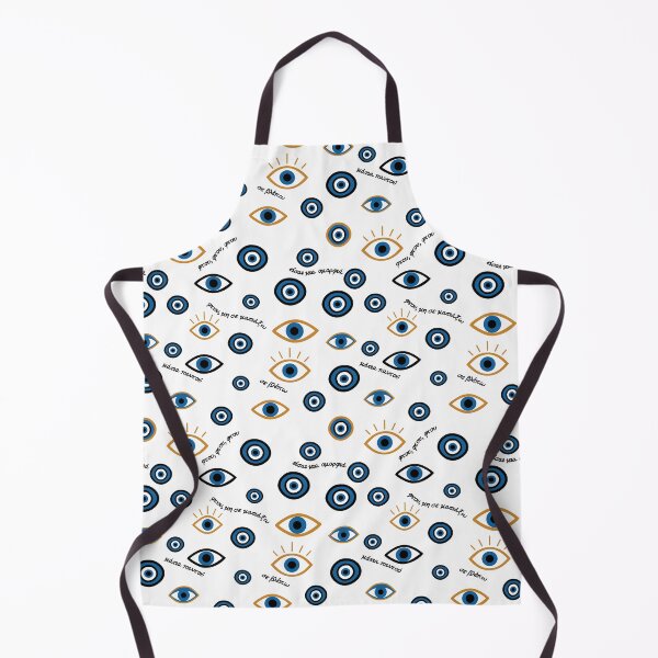 Item preview, Evil Eye Greek Pattern – “Ftou Ftou” Amulet Design designed and sold by Happy Puppy Print On Demand.