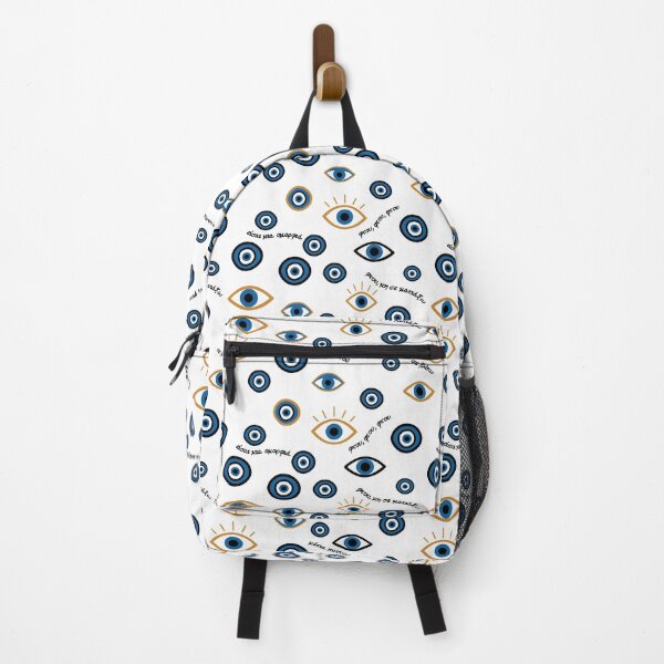 Item preview, Evil Eye Greek Pattern – “Ftou Ftou” Amulet Design designed and sold by Happy Puppy Print On Demand.