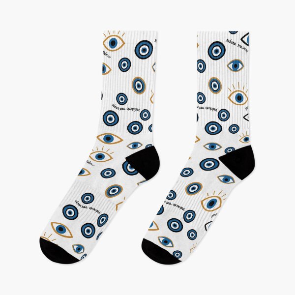 Item preview, Evil Eye Greek Pattern – “Ftou Ftou” Amulet Design designed and sold by Happy Puppy Print On Demand.