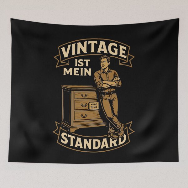 Item preview, Vintage Is My Standard Retro Antique designed and sold by LuminOrb.