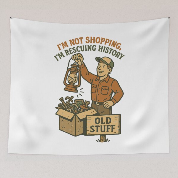 Item preview, Antique Collectors Save History designed and sold by LuminOrb.