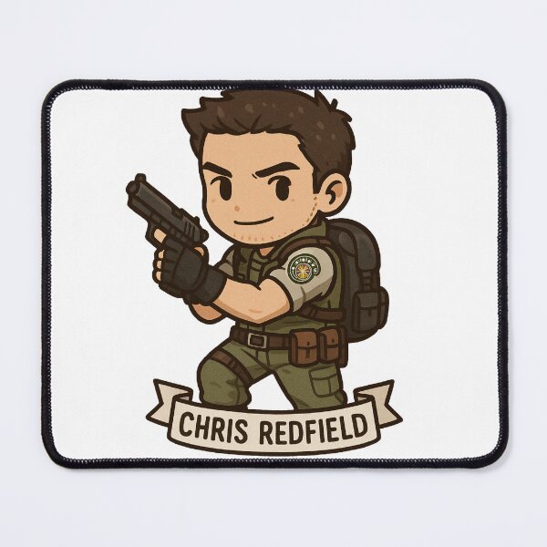 Artikelvorschau, Chris Redfield, Resident Evil. entworfen und verkauft von sp4cecowboy.