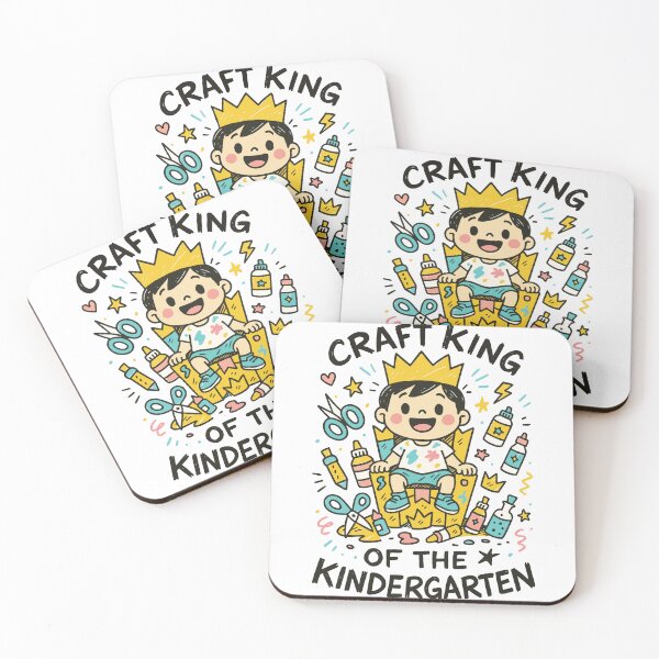 Item preview, Craft King Of The Kindergarten Artist designed and sold by LuminOrb.
