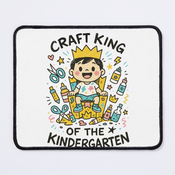 Item preview, Craft King Of The Kindergarten Artist designed and sold by LuminOrb.