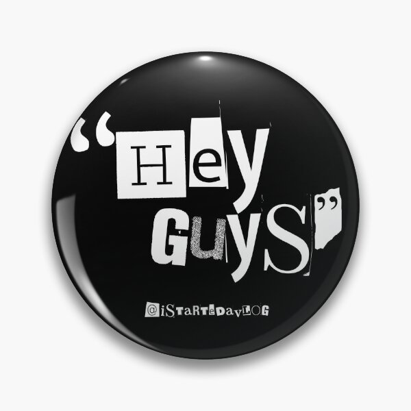 Item preview, "hey guys" (black) designed and sold by istartedavlog.