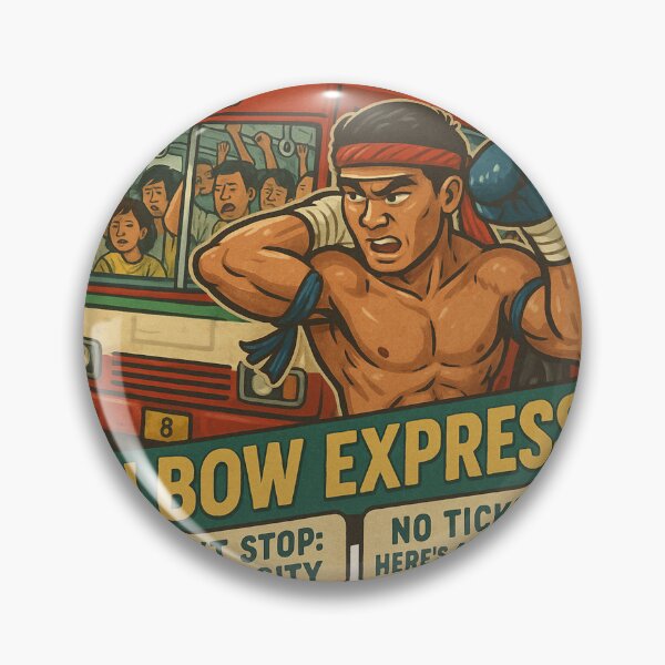 Item preview, Elbow Express – Muay Thai Fast Delivery designed and sold by Mestyle0.