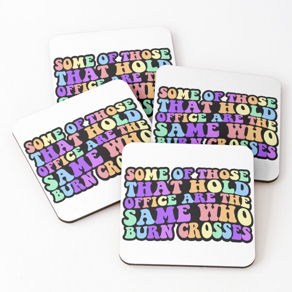 Item preview, Some Of Those That Hold Office Are The Same Who Burn Crosses designed and sold by Metro Bionic.