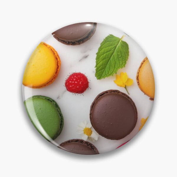 Item preview, Colorful macarons spread on a table designed and sold by anytka.