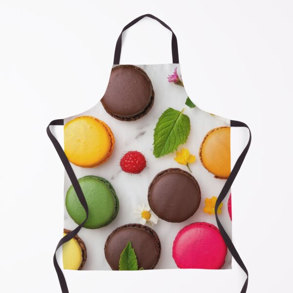 Item preview, Colorful macarons spread on a table designed and sold by anytka.