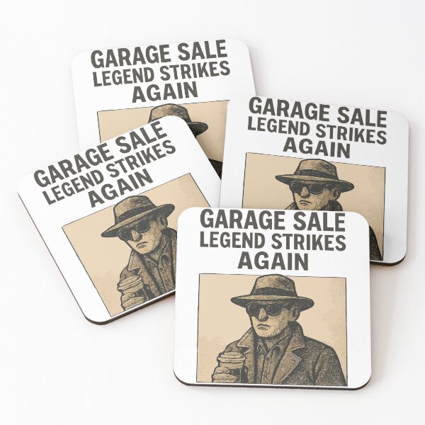 Item preview, Garage Sale Legend Strikes Again Retro Flea Market designed and sold by LuminOrb.