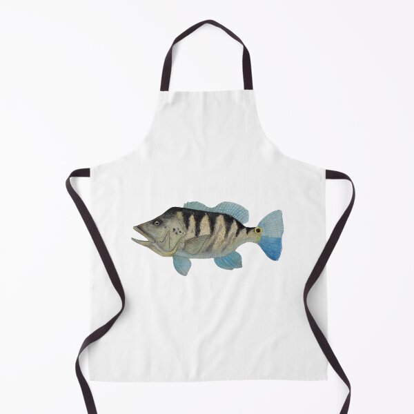 Item preview, Cichla paquiti fish watercolor designed and sold by cadin.darte.