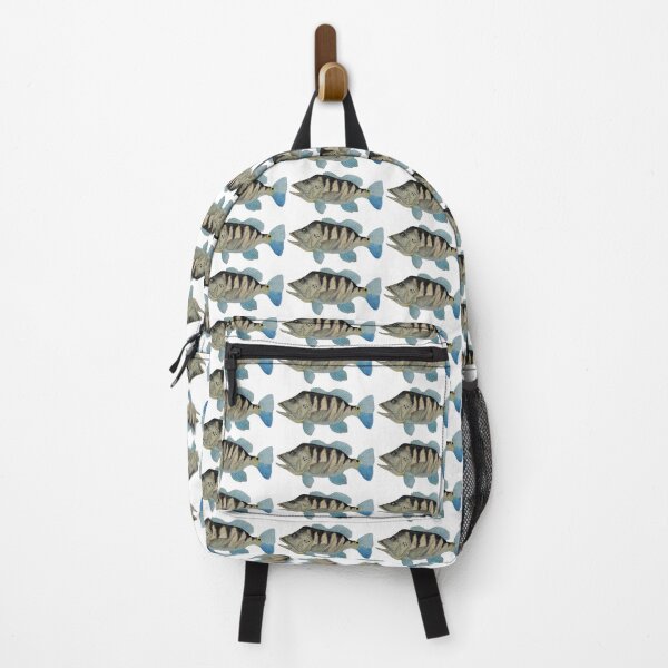 Item preview, Cichla paquiti fish watercolor designed and sold by cadin.darte.