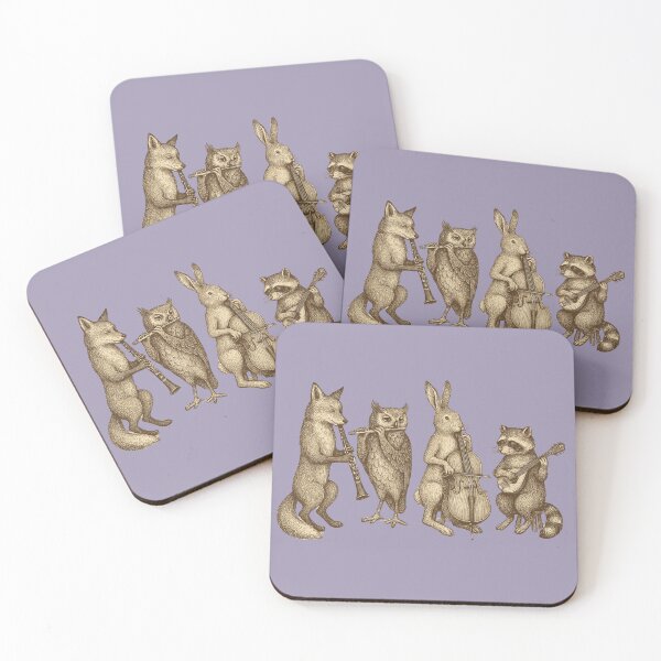 Item preview, Woodland quartet antique style designed and sold by Meandmyshop.