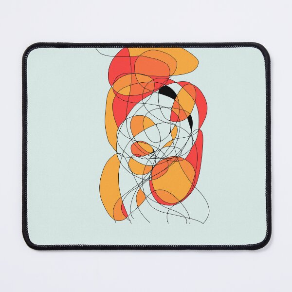 Item preview, Electric Flow – Abstract Line and Color Art” designed and sold by CreationbyNiki.
