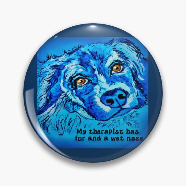 Item preview, My Therapist Has Fur – Dog Humor Artwork designed and sold by gleefulme.