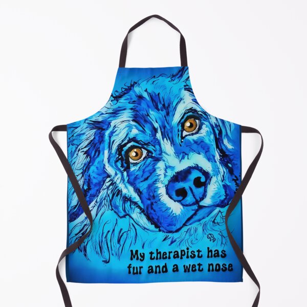 Item preview, My Therapist Has Fur – Dog Humor Artwork designed and sold by gleefulme.