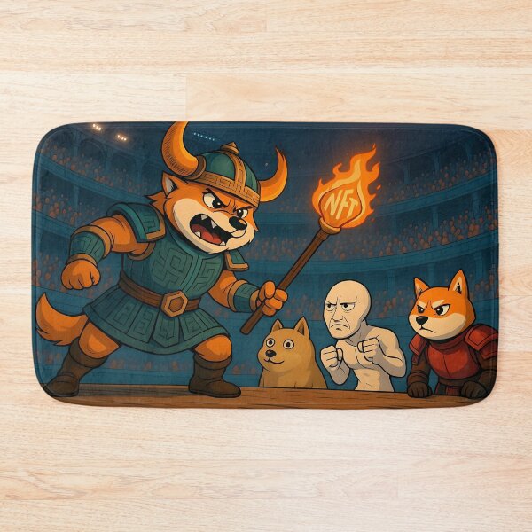 Item preview, Floki Inu - Gladiator of the Meme Coliseum designed and sold by DigitaledbyTailor.