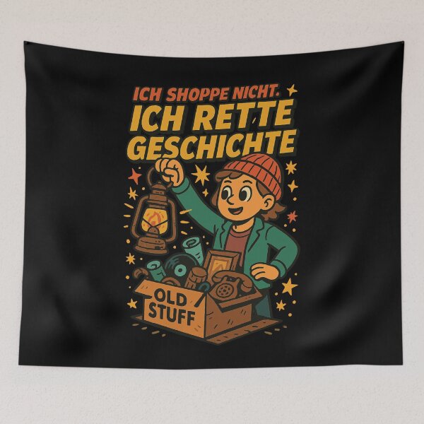Item preview, I Don't Shop I Save History Retro designed and sold by LuminOrb.