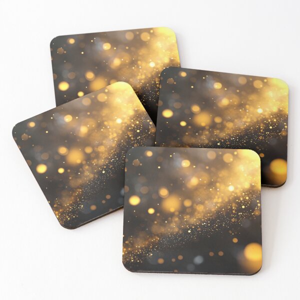 Item preview, Golden particles shimmer in the dark designed and sold by anytka.
