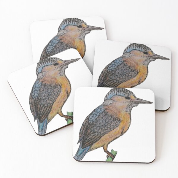 Item preview, Kingfisher drawing designed and sold by cadin.darte.