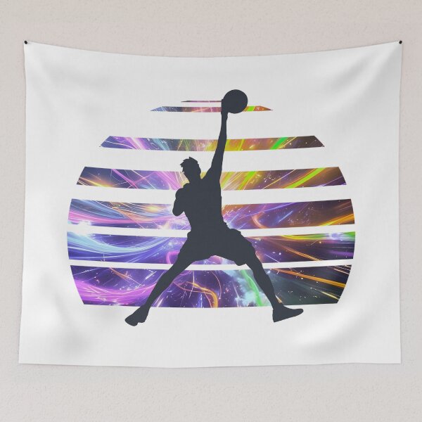 Item preview, Neon Basketball – Retro Sports Gift for Fathers and Coaches designed and sold by Rantrix.