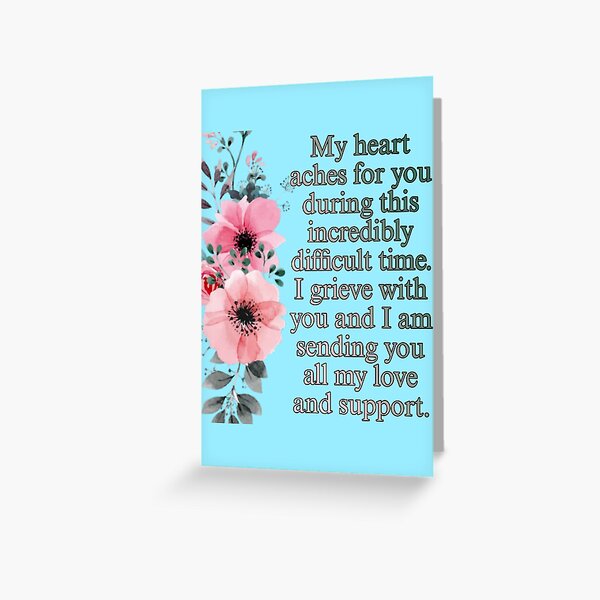 Item preview, Sympathy Card For A Loved One In Time Of Grievance  designed and sold by Shonti.