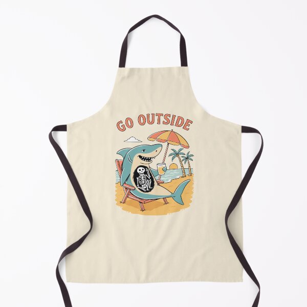 Item preview, Go Outside Shark designed and sold by coffeeman.