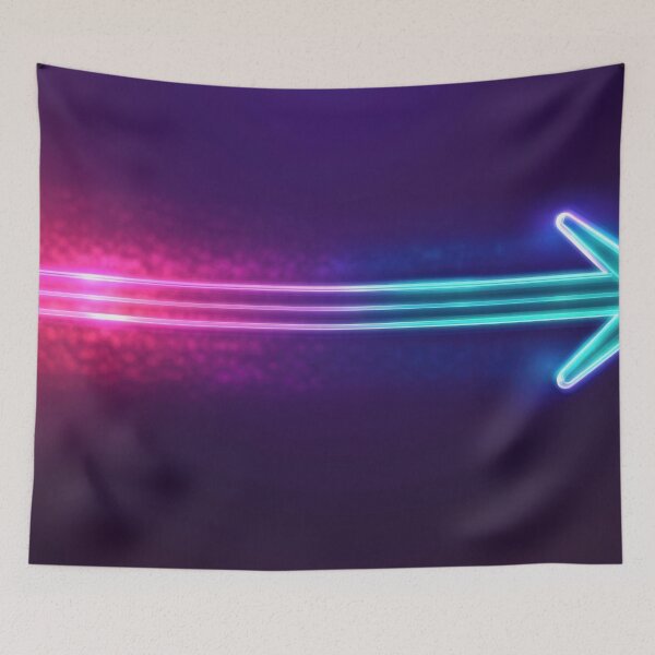Item preview, Neon arrow indicating direction designed and sold by anytka.