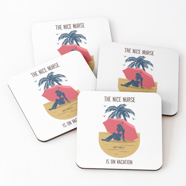 Item preview, The Nice Nurse Is On Vacation | Funny Beach Nurse Design designed and sold by NANursing.
