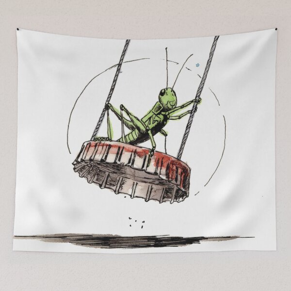Item preview, Grasshopper Swing designed and sold by Scribbles & Doodles by Jinx.
