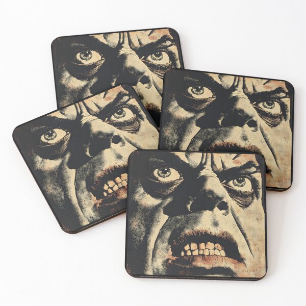 Item preview, Print0019 - DROP-FACE SLAPS - Tag it Your Way - Graffiti Tagger Blank - freaked-out mug shocks, high-impact templates for Street Artists, Taggers, Bomberz • GRAFFITI BLANKS • Tag-Ready | Art-Ready designed and sold by NoveltyVariety.