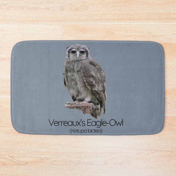 Item preview, Verreaux’s Eagle-Owl – The Majestic Hunter with Pink Eyelids designed and sold by The Digital Compass.