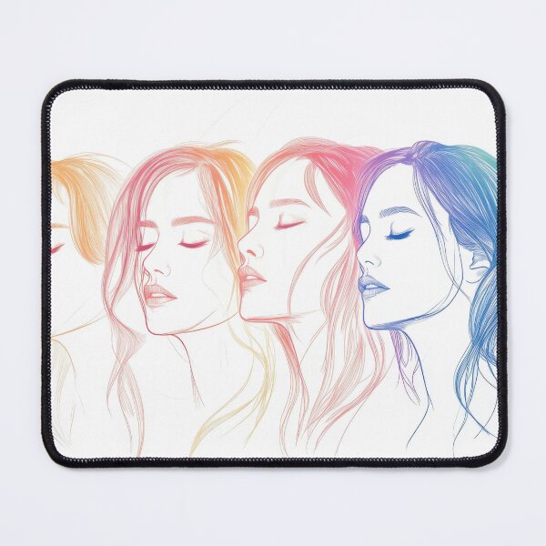 Item preview, Softly colored serene portraits designed and sold by anytka.