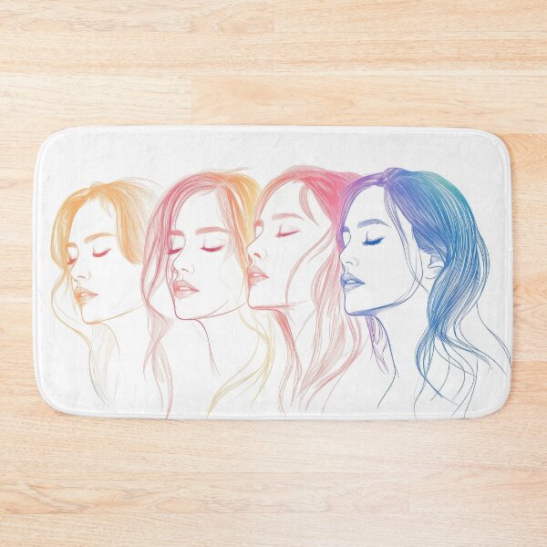 Item preview, Softly colored serene portraits designed and sold by anytka.